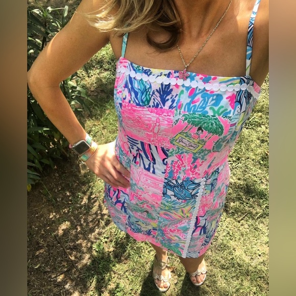 Lilly Pulitzer Pants - Lilly Pulitzer Jesse Romper in Summer Remix
